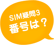 SIM疑問3 番号は?